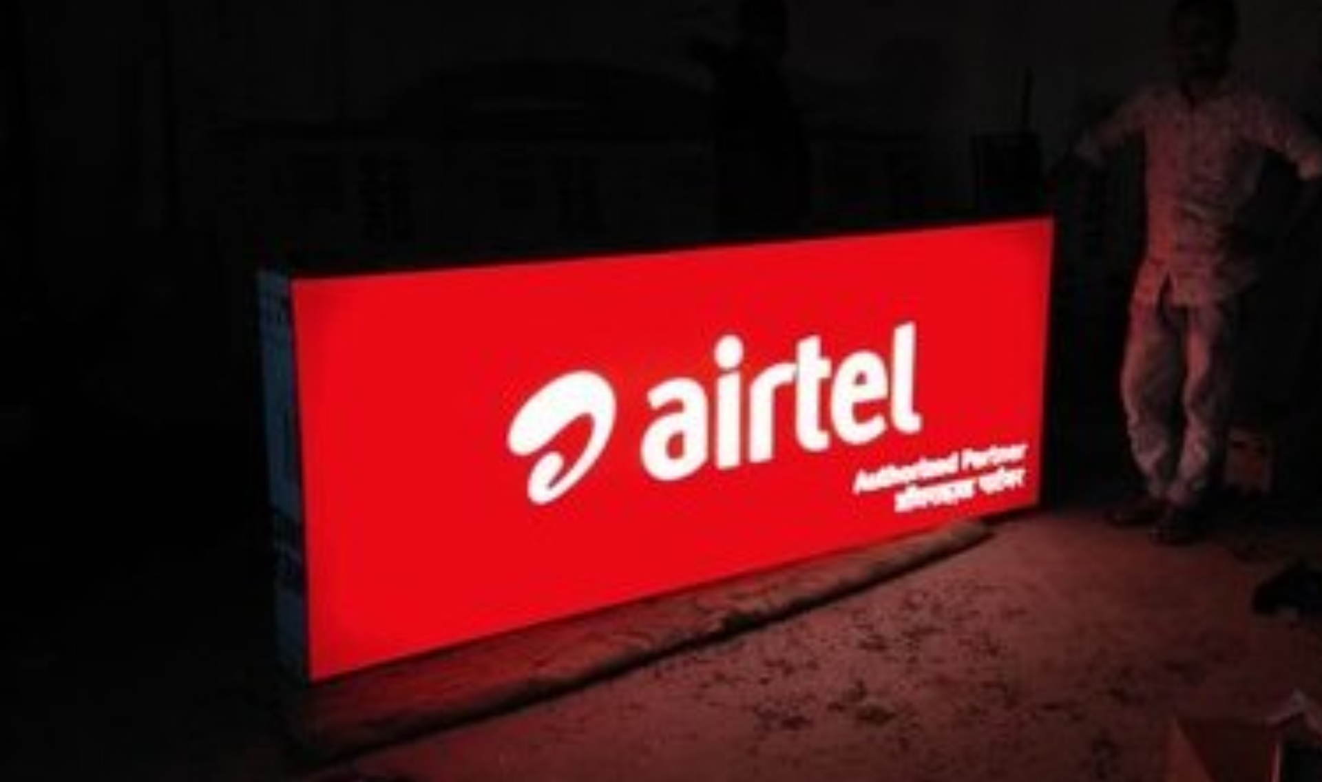 Bharti Airtel Glow Sign Board by Sign for Success