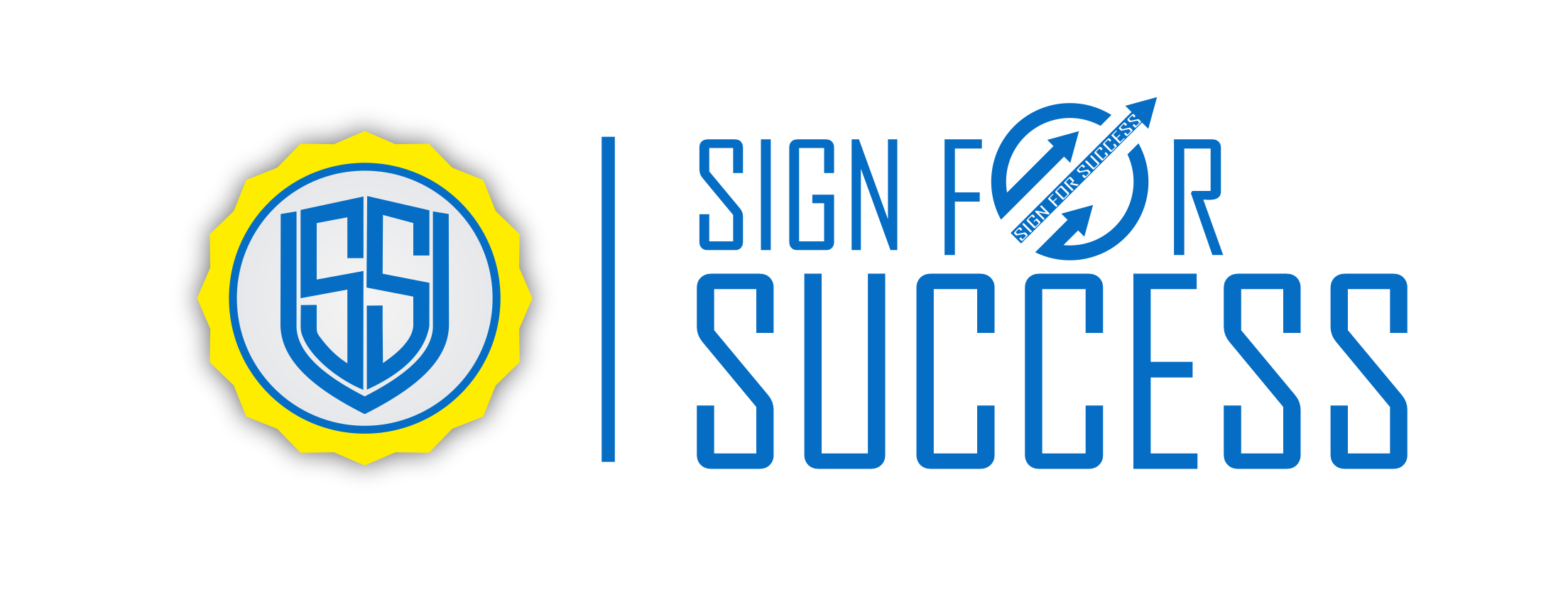 Logo of Sign for Success featuring bold typography and vibrant colors.